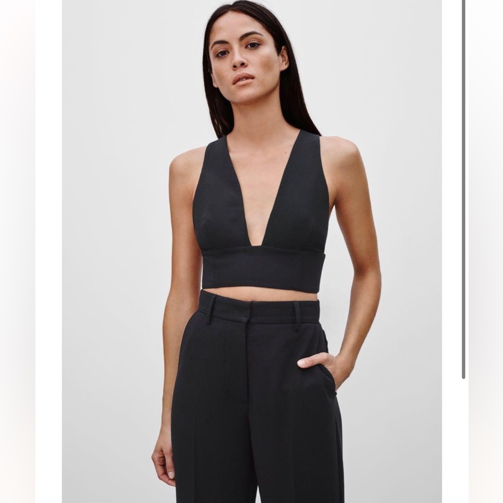 Aritzia Gerland Top (Size: 6, Colour: Grey)